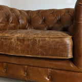 Vintage Leather Chesterfield Club Chair