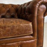 Vintage Leather Chesterfield Club Chair