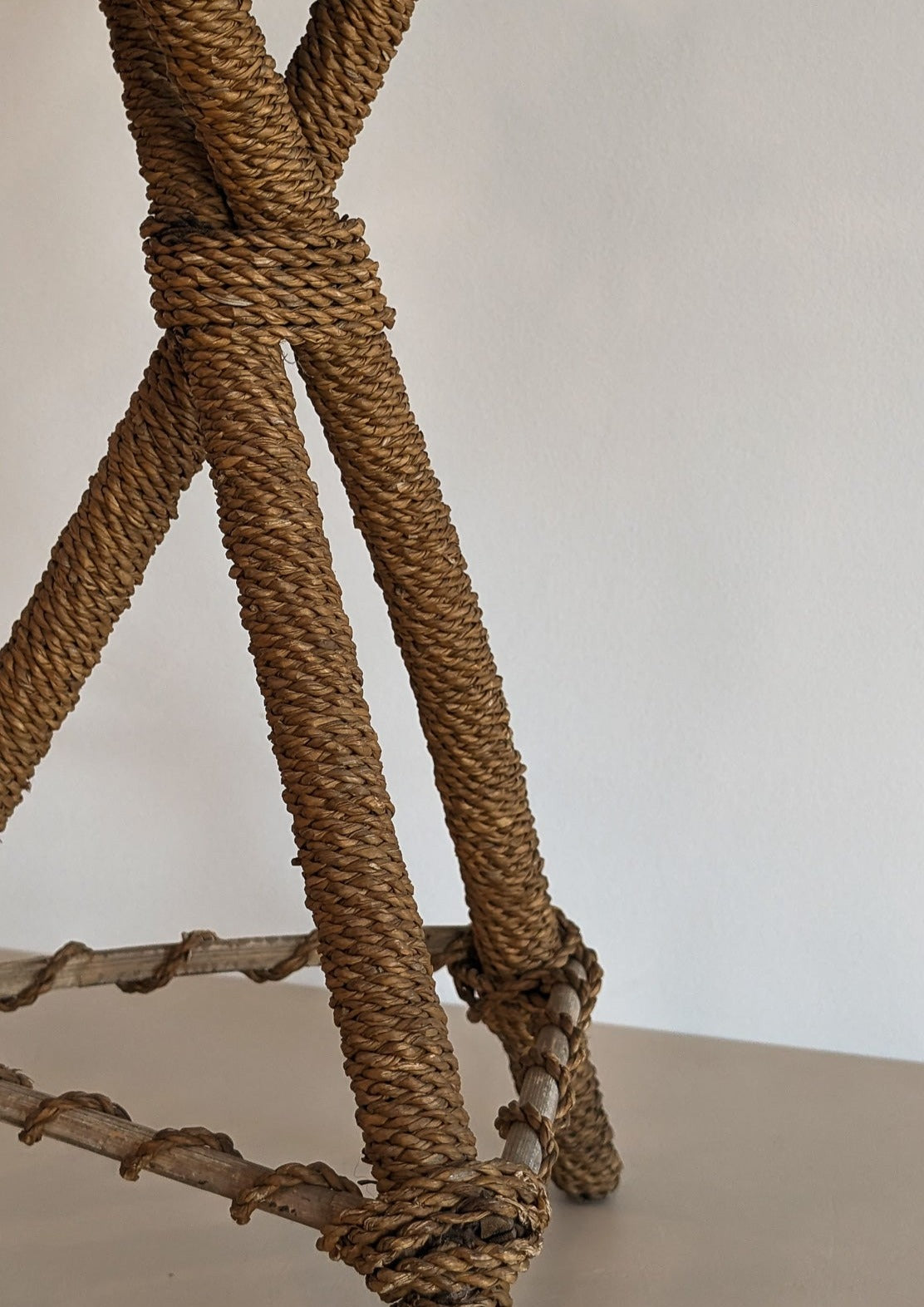 Three-Legged Antique Victorian Rope Planter