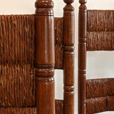 Set of 6 Vintage Haitian Tall Wooden Ladderback Chairs