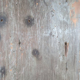 Early 1800s Primitive Blue Cabinet with Brass Stitch Detailing and Square Head Nails