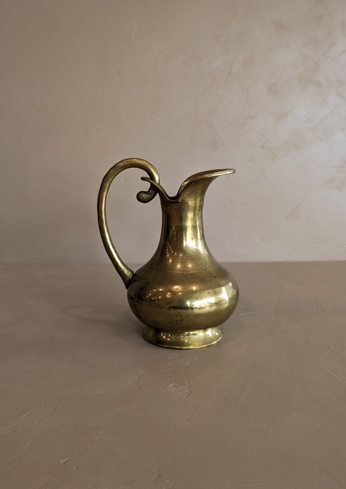 Vintage Brass Pitcher