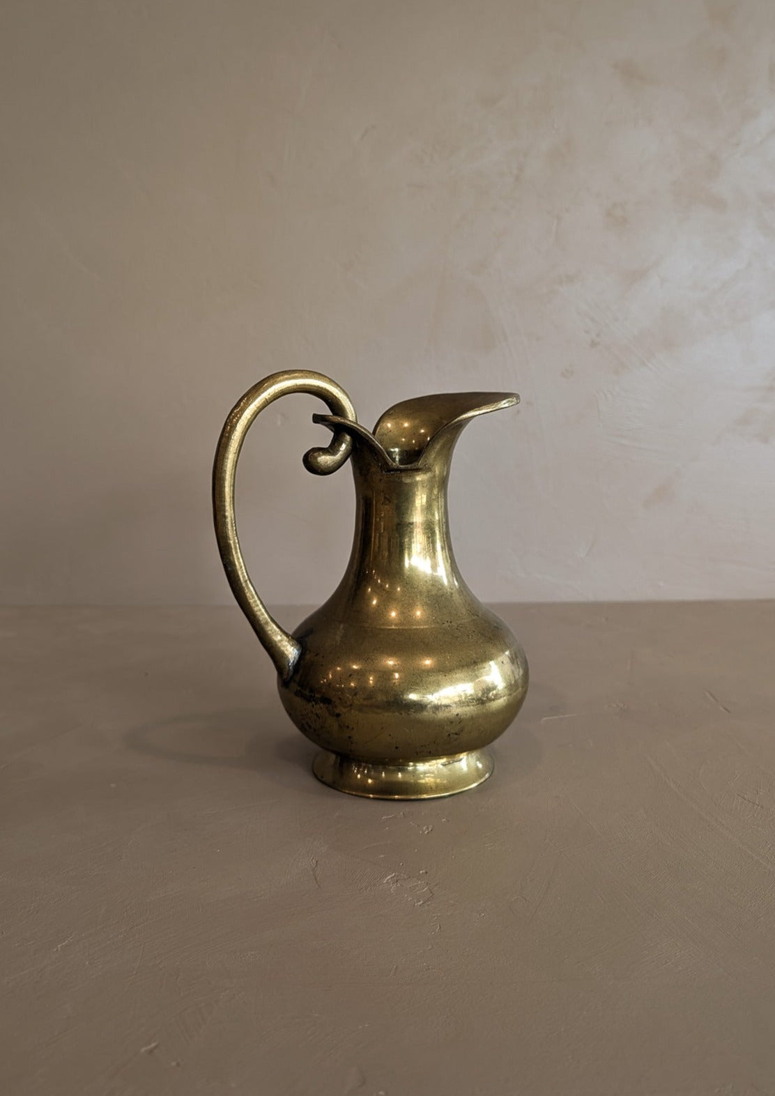 Vintage Brass Pitcher