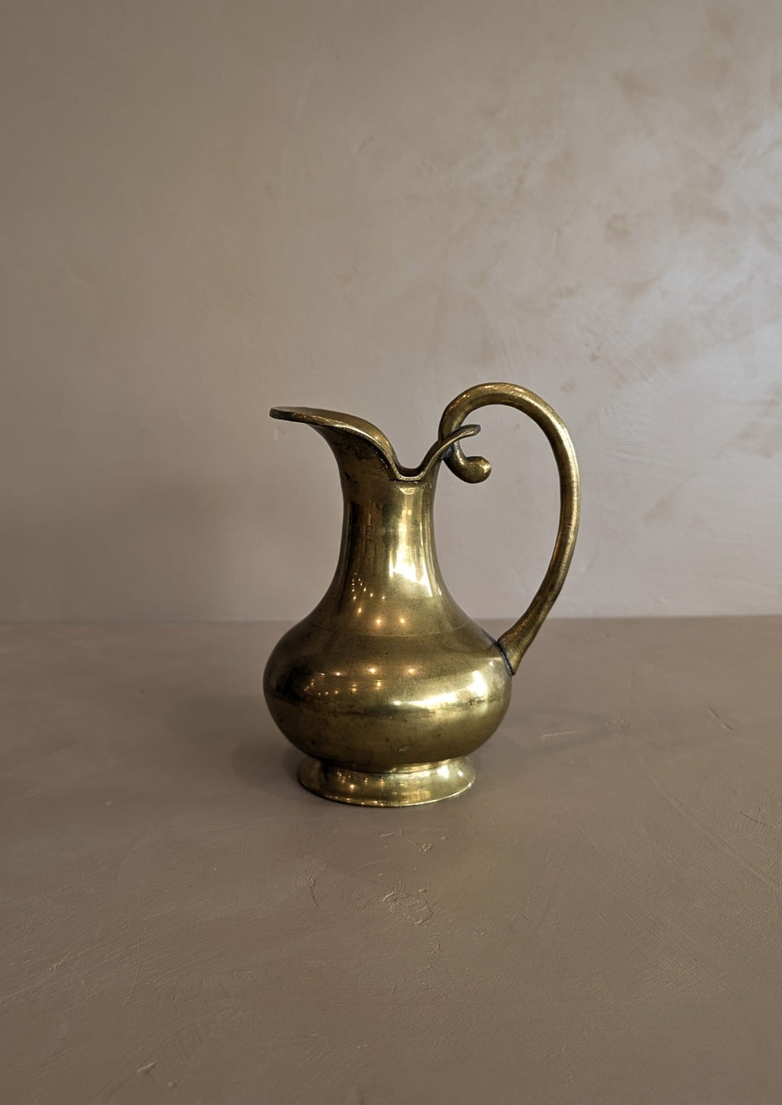 Vintage Brass Pitcher