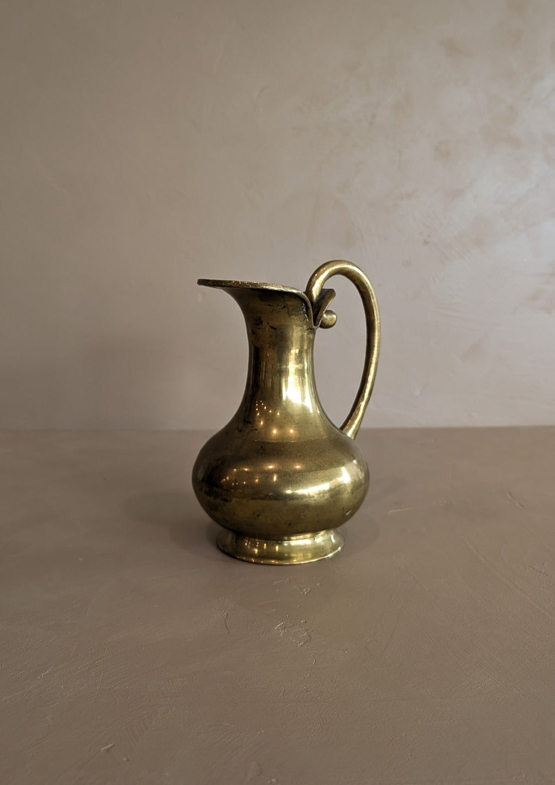 Vintage Brass Pitcher