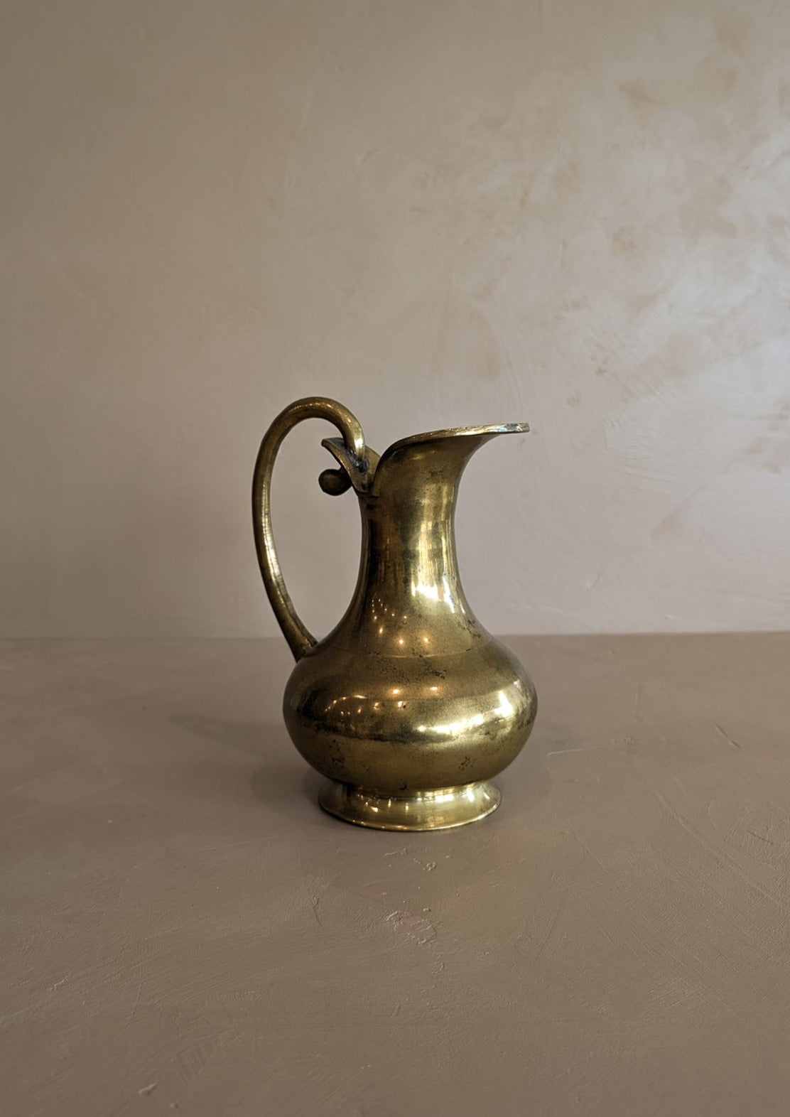 Vintage Brass Pitcher