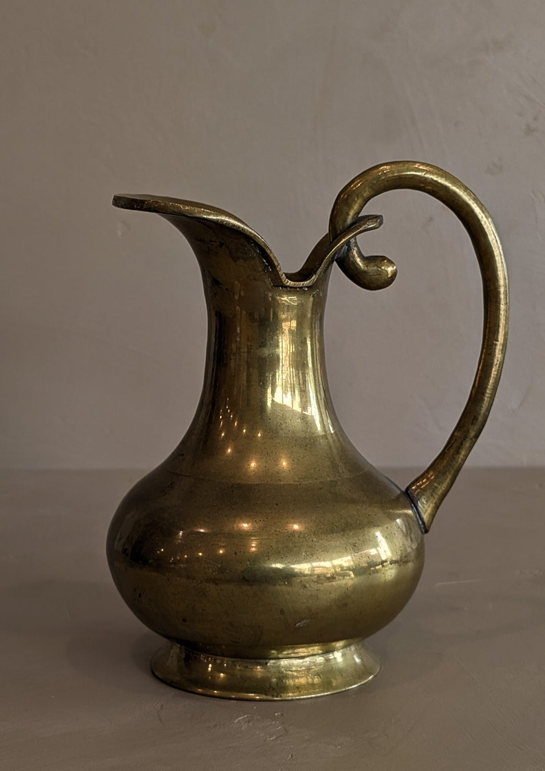 Vintage Brass Pitcher