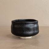 Textured Organic Form Black Studio Pottery Bowl