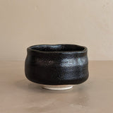 Textured Organic Form Black Studio Pottery Bowl