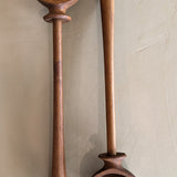 Pair of Vintage Teak Nissen Serving Spoons