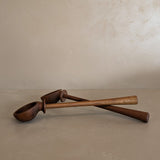 Pair of Vintage Teak Nissen Serving Spoons