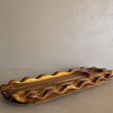 Mackenzie-Childs Wavy Serving Platter/Charcuterie Board