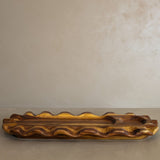 Mackenzie-Childs Wavy Serving Platter/Charcuterie Board