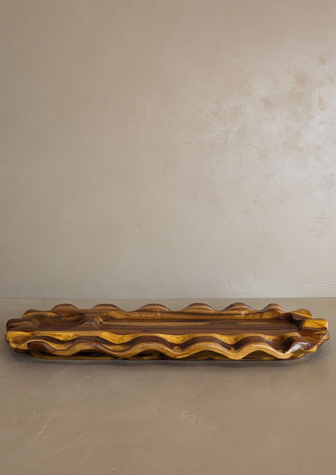 Mackenzie-Childs Wavy Serving Platter/Charcuterie Board