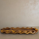 Mackenzie-Childs Wavy Serving Platter/Charcuterie Board