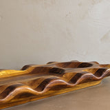 Mackenzie-Childs Wavy Serving Platter/Charcuterie Board