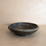 Large Handmade Textured African Mud Bowl