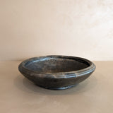 Large Handmade Textured African Mud Bowl