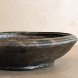 Large Handmade Textured African Mud Bowl