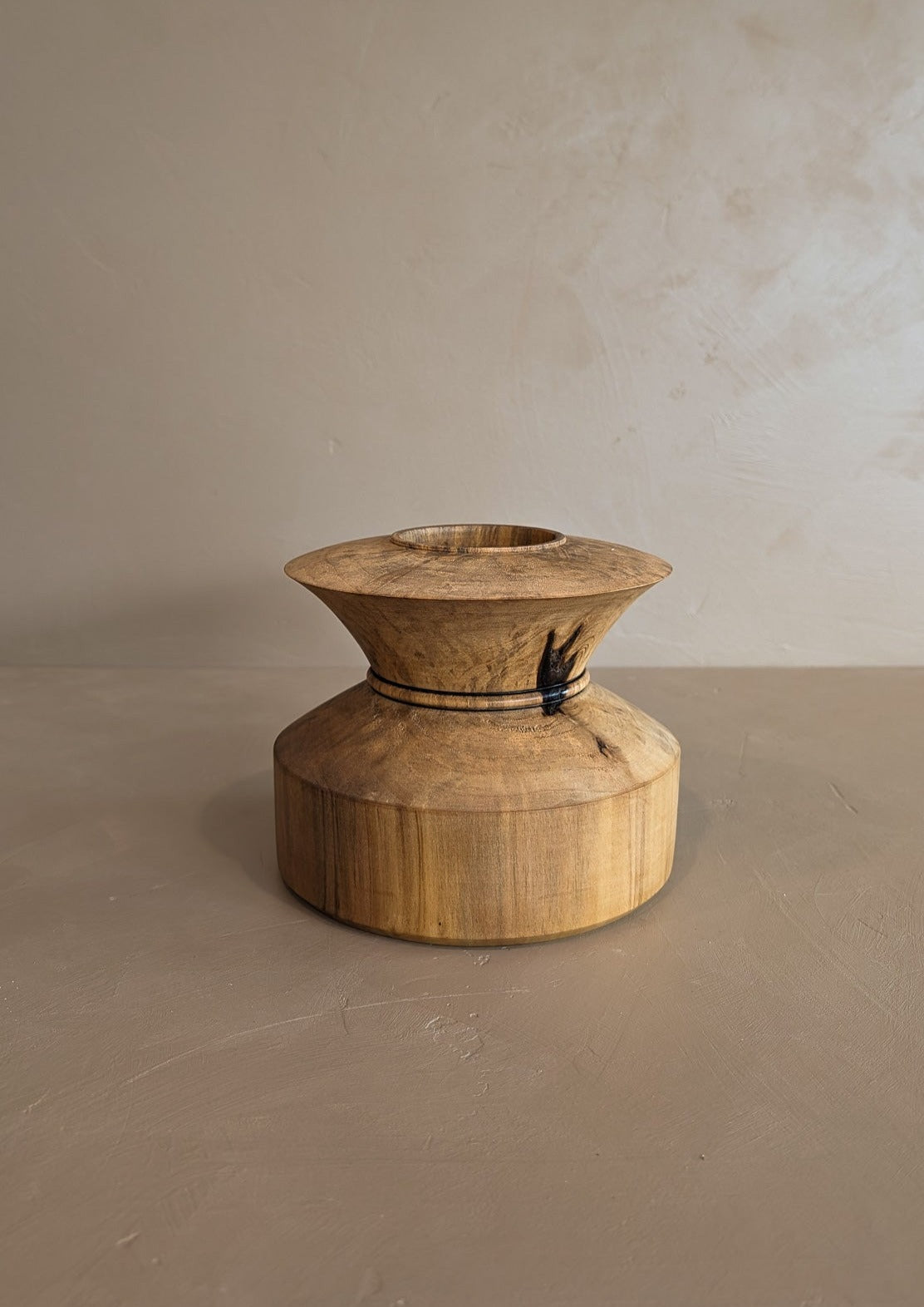 Reversible Hand-turned Wooden Pedestal Bowl