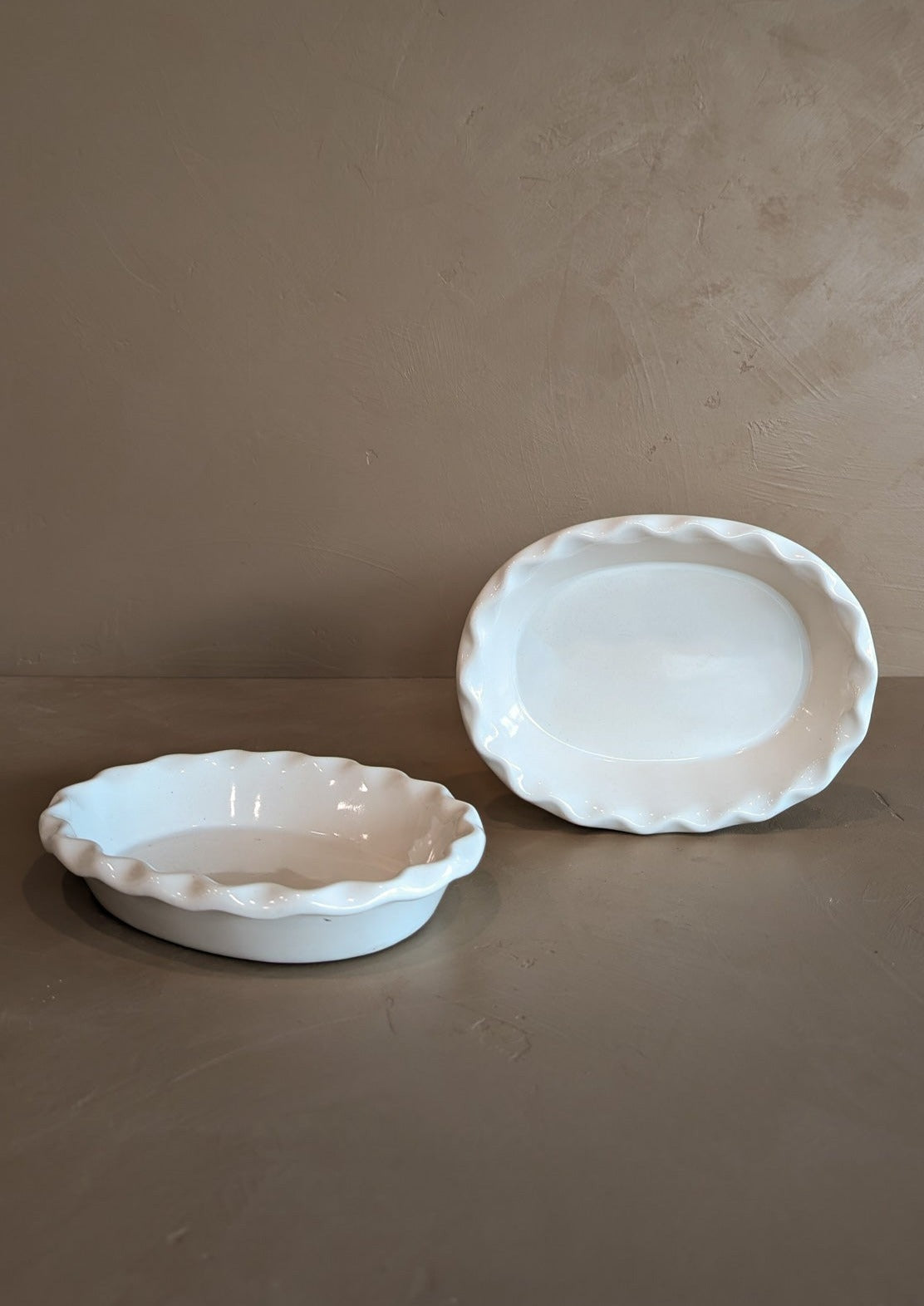 Vintage Scalloped Oven-Proof Dish/Catchall