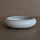 Small White Ceramic Footed Bowl