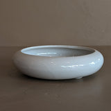 Small White Ceramic Footed Bowl