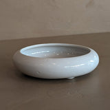 Small White Ceramic Footed Bowl