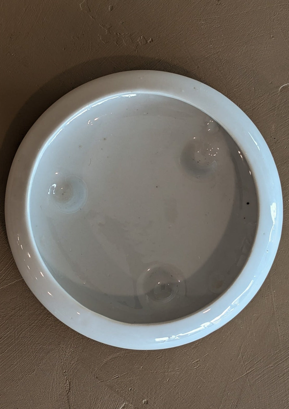 Small White Ceramic Footed Bowl