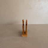 Vintage Ball and Stick Wooden Napkin Holder