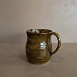 Handmade Brown Drip Glaze Pitcher