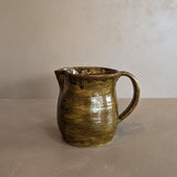 Handmade Brown Drip Glaze Pitcher