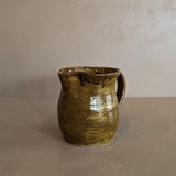 Handmade Brown Drip Glaze Pitcher