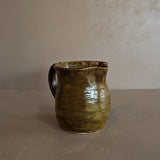 Handmade Brown Drip Glaze Pitcher