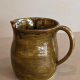 Handmade Brown Drip Glaze Pitcher