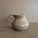 Handmade Beige Speckled Pitcher