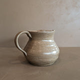 Handmade Beige Speckled Pitcher