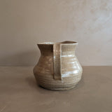 Handmade Beige Speckled Pitcher