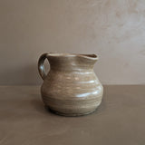 Handmade Beige Speckled Pitcher