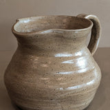 Handmade Beige Speckled Pitcher