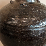 Large Antique Brown Martaban Jar #2