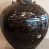 Large Antique Brown Martaban Jar #2