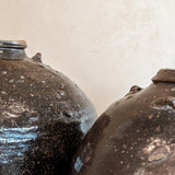 Large Antique Brown Martaban Jar #2