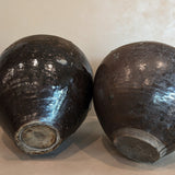 Large Antique Brown Martaban Jar #2