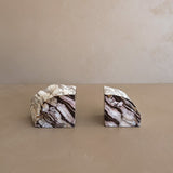 Pair of Vintage Brazilian Stone Bookends with Raw Edge