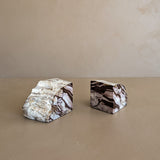 Pair of Vintage Brazilian Stone Bookends with Raw Edge