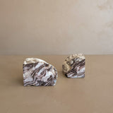 Pair of Vintage Brazilian Stone Bookends with Raw Edge