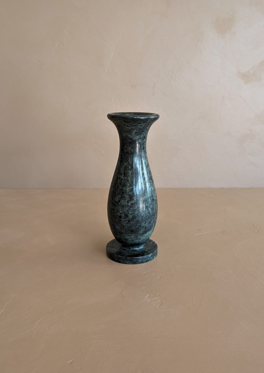 Vintage Green Marble Vase