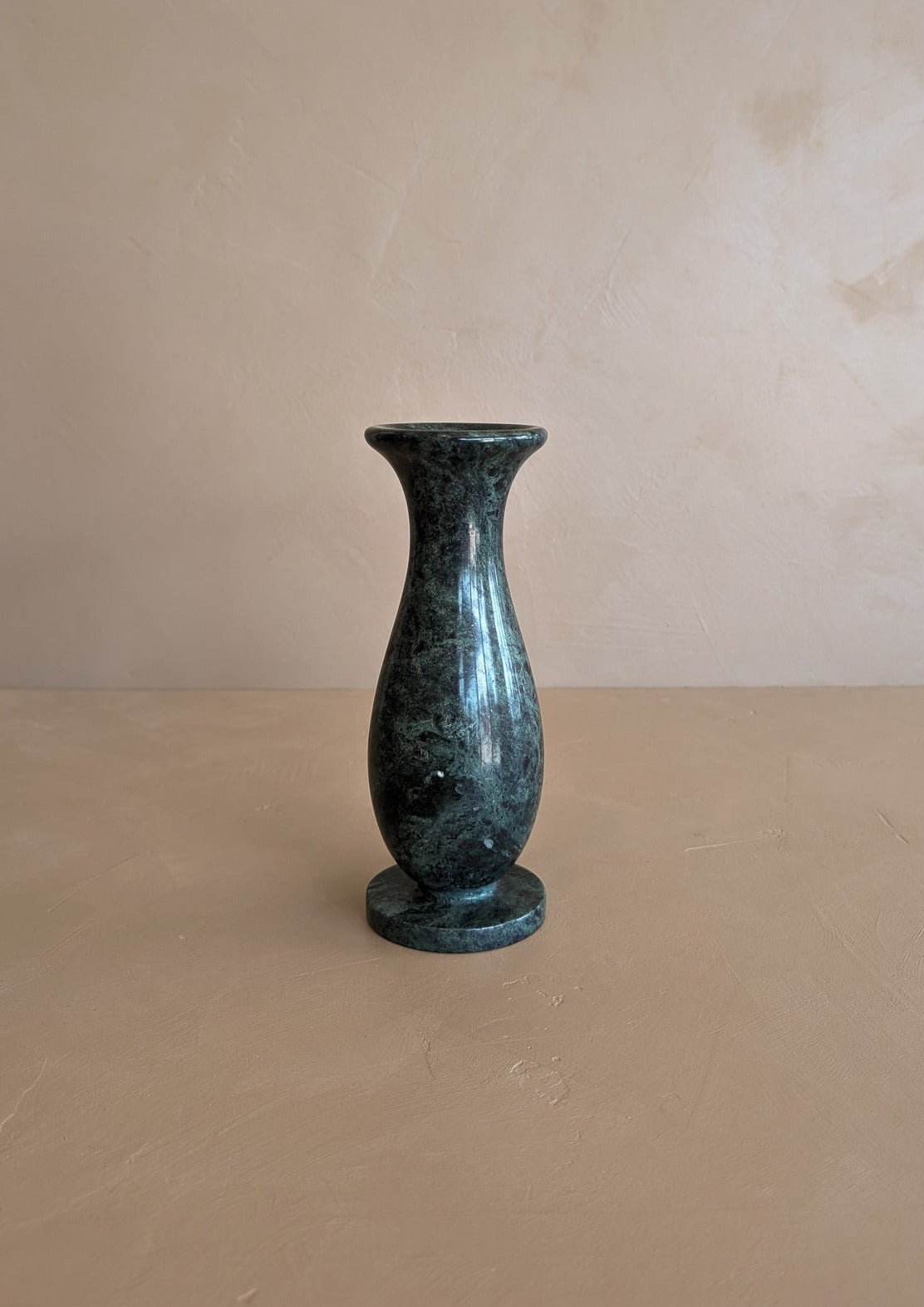 Vintage Green Marble Vase