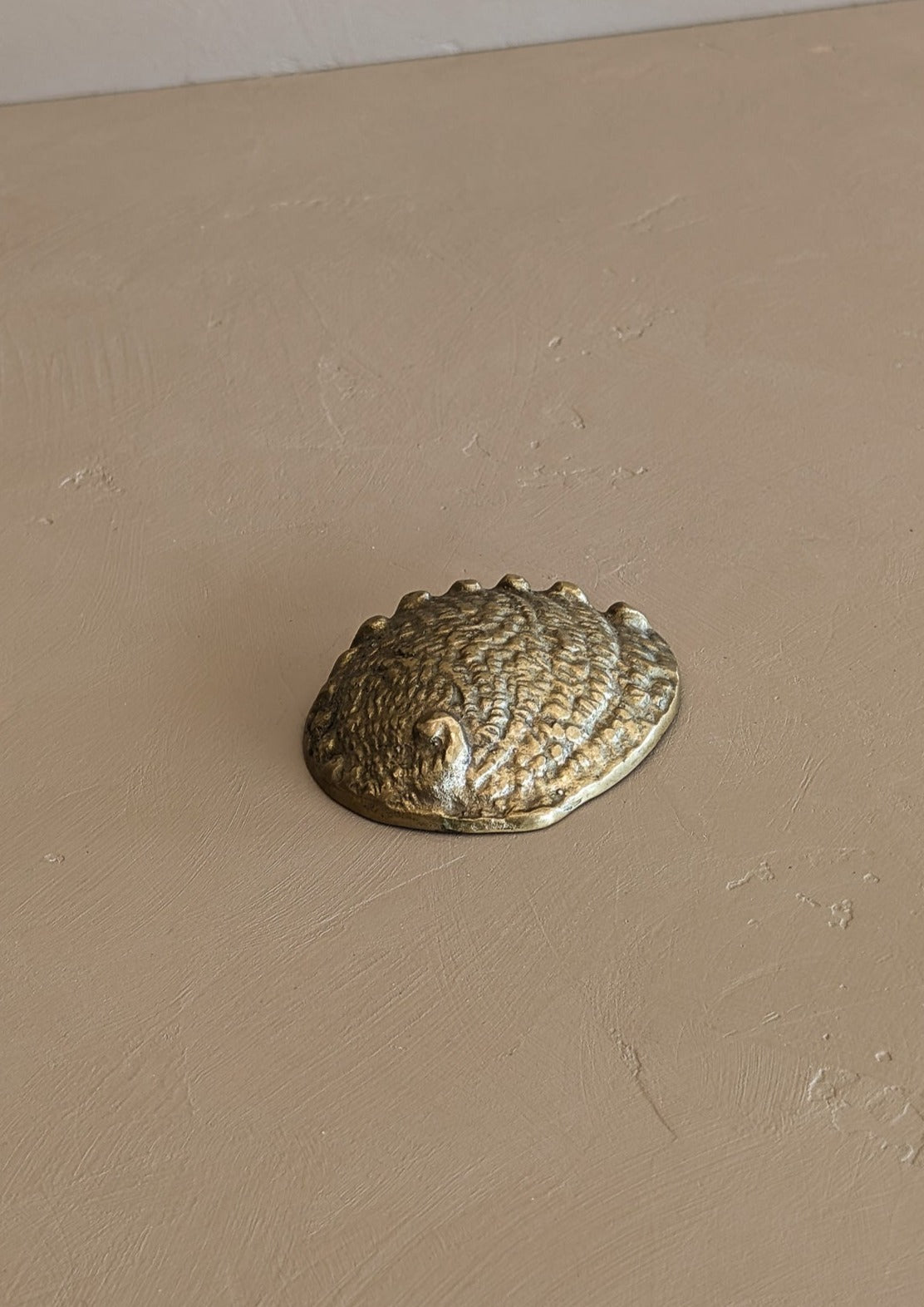 Vintage Brass Abalone Shell